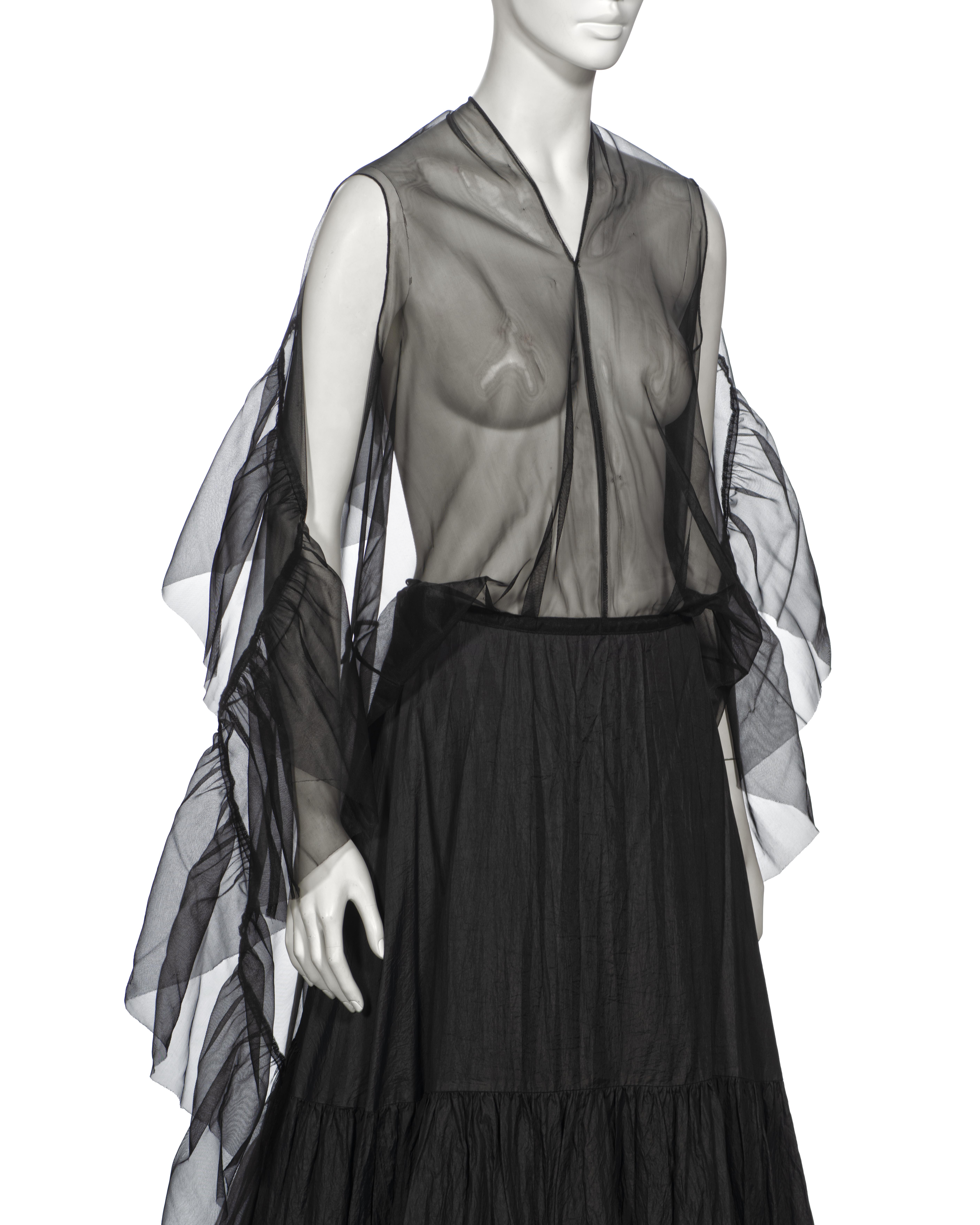 Martin Margiela Artisanal Evening Dress Made Out Of Vintage Petticoats, ss 2003 For Sale 4