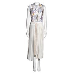 Martin Margiela: ensemble da passerella con camicia artigianale e gonna, ss 2001