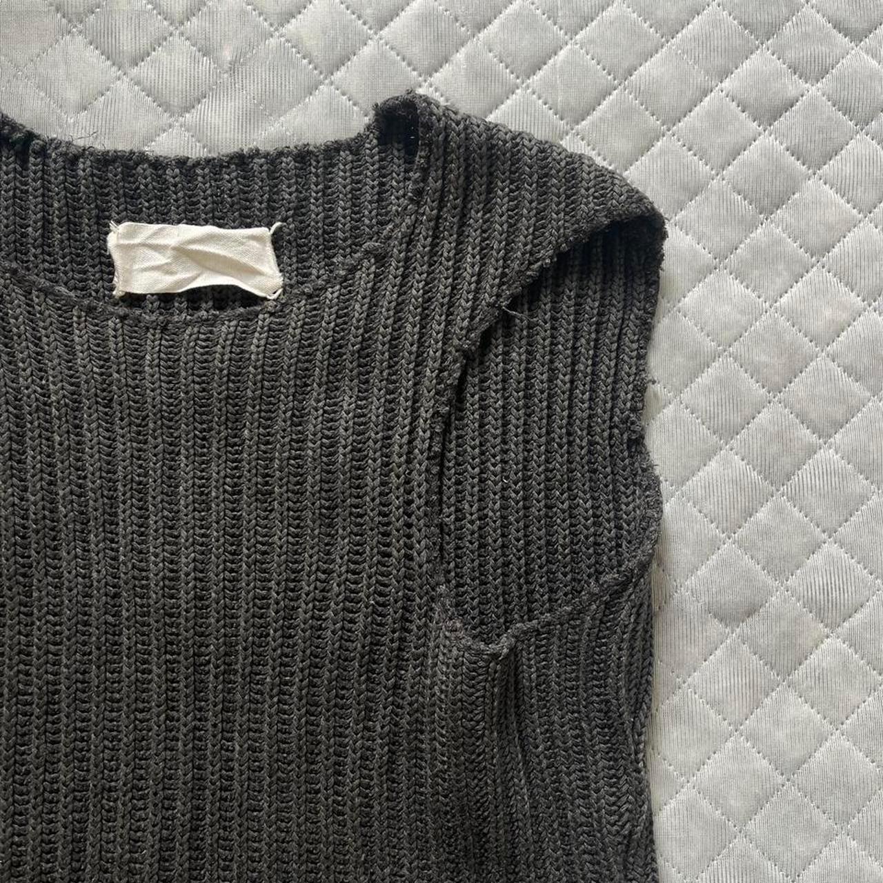 Martin Margiela AW1998 Flat Collection Knitted Vest In Excellent Condition For Sale In FITZROY, AU