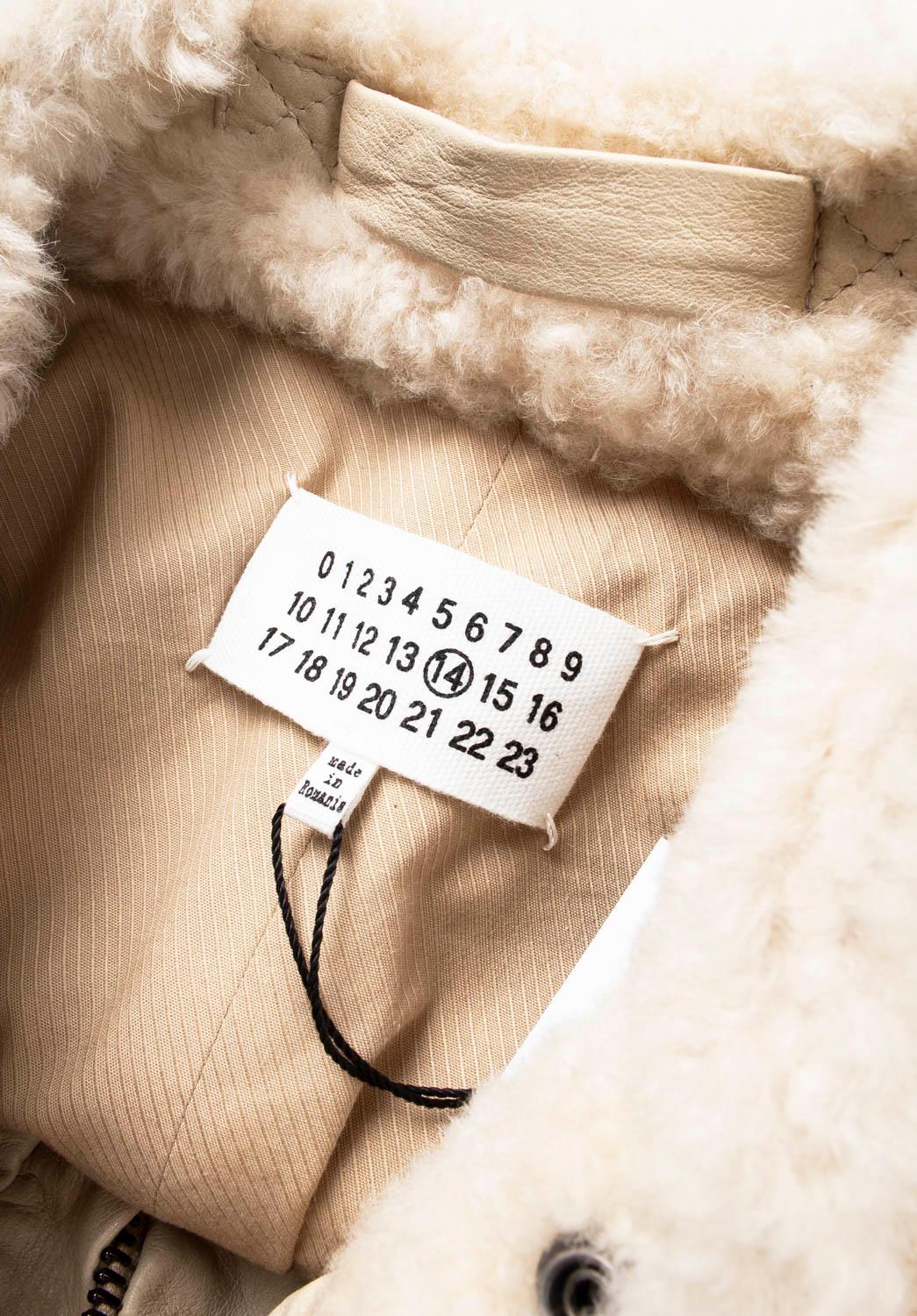 Martin Margiela biker lambs fur Men Jacket Size ITA48/M 1