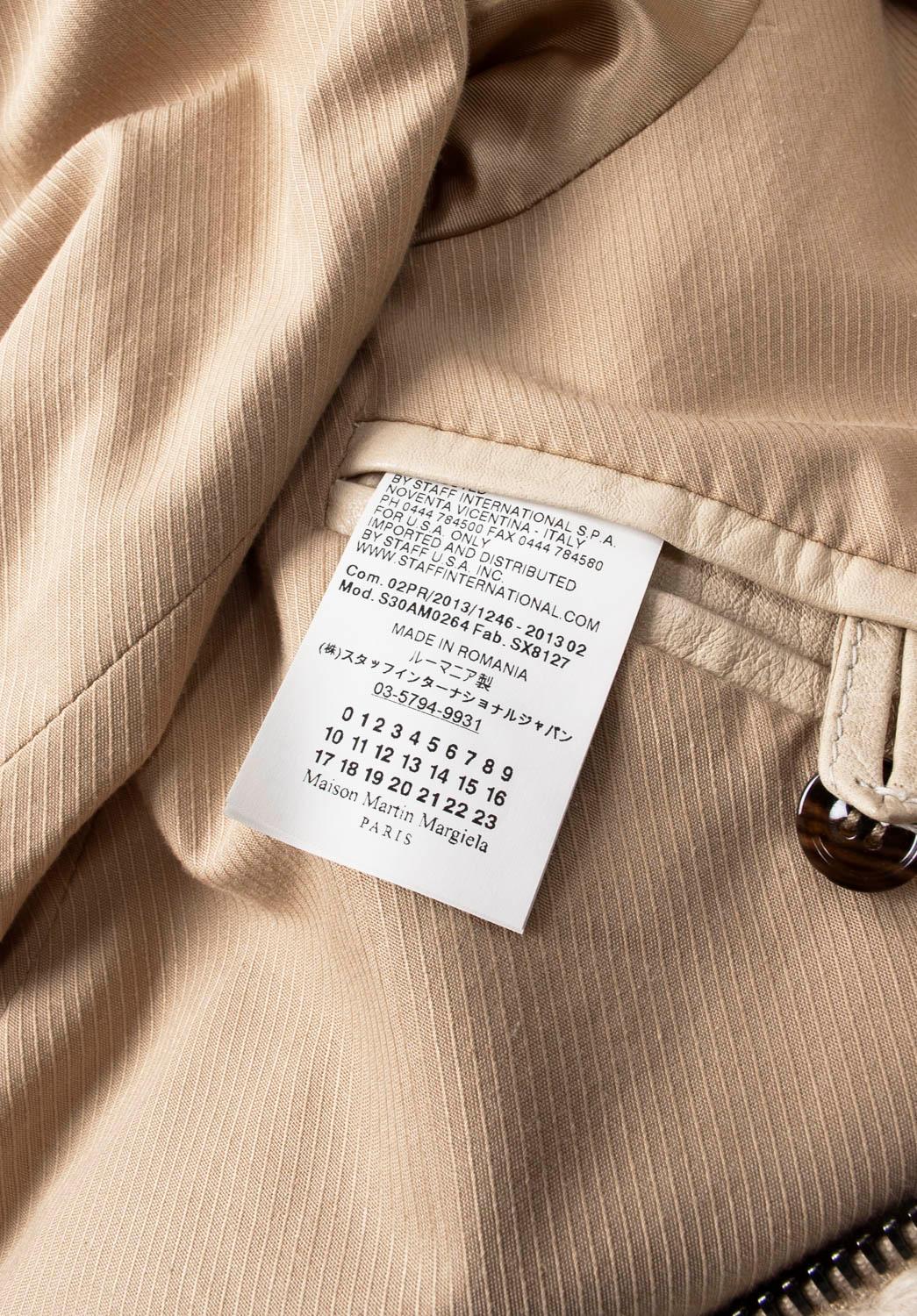 Martin Margiela biker lambs fur Men Jacket Size ITA48/M 2