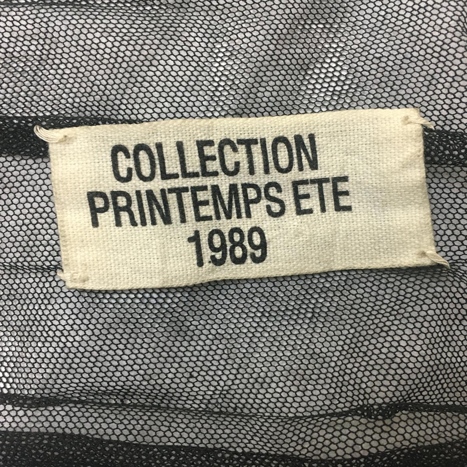 Martin Margiela Black Mesh "Jabot" SS 1994 at 1stDibs margiela jabot