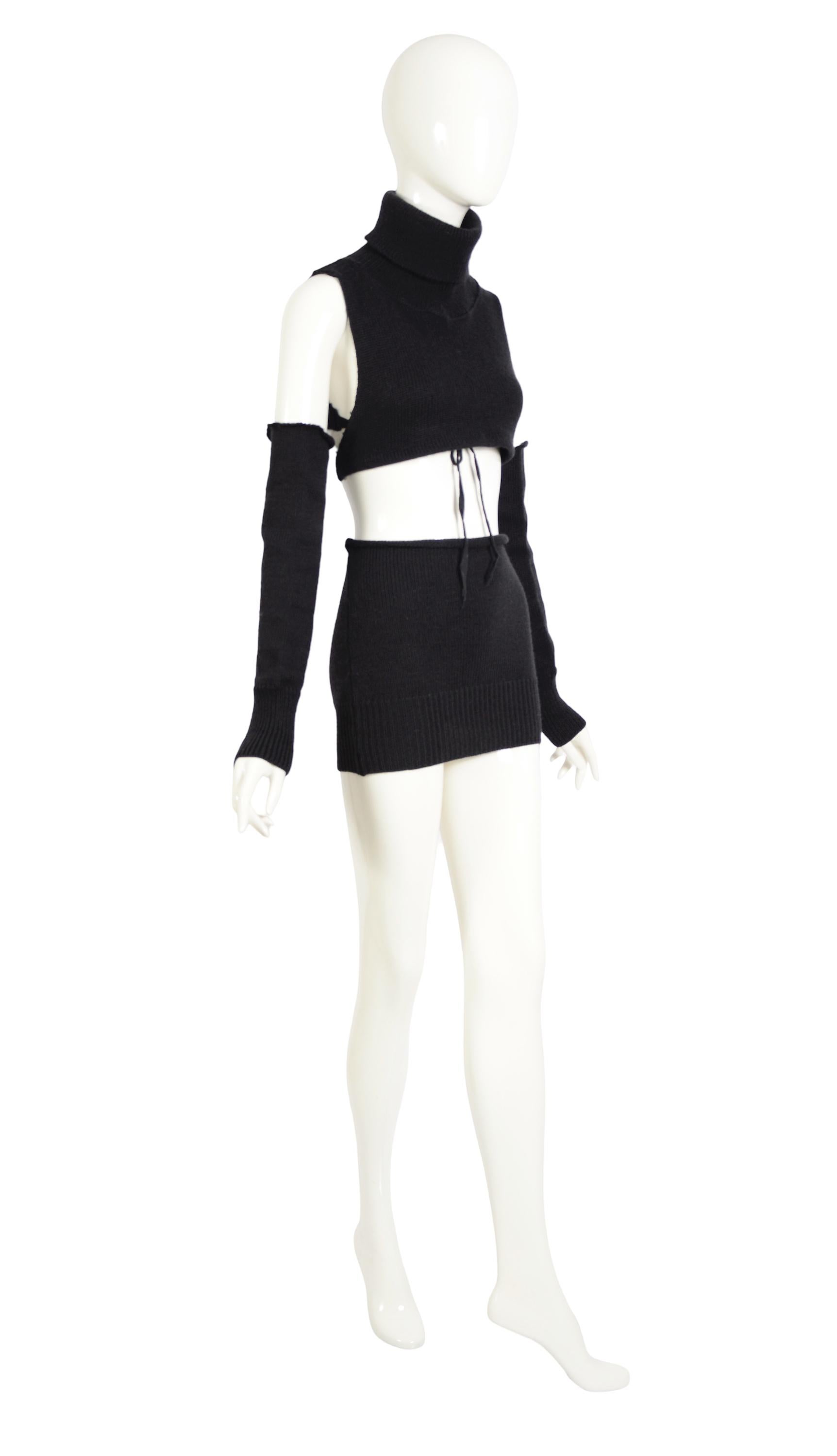 Maison Martine Margiela important Three Pieces Sweater Set Fall Winter 1990 -91 8