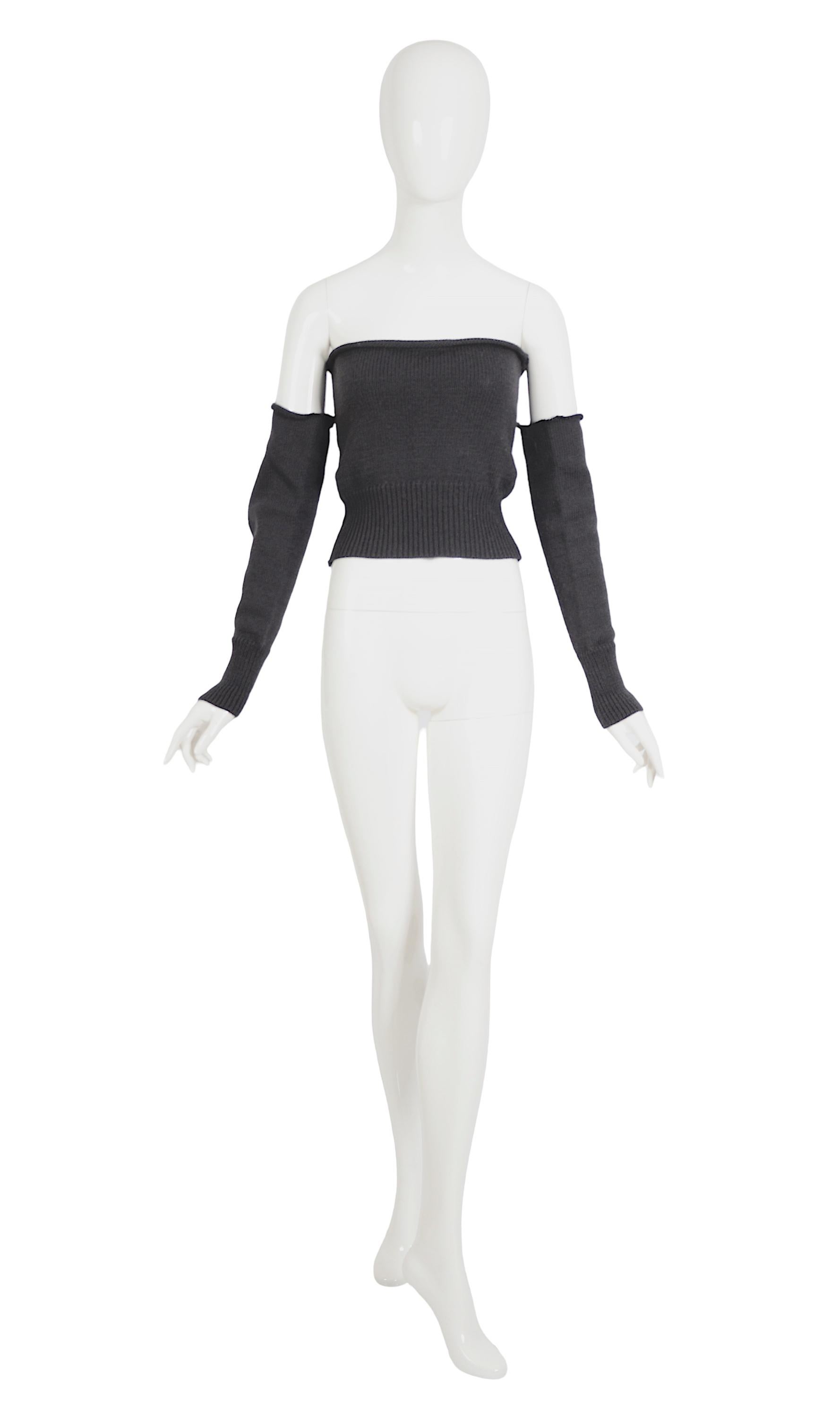 Maison Martine Margiela important Three Pieces Sweater Set Fall Winter 1990 -91 10