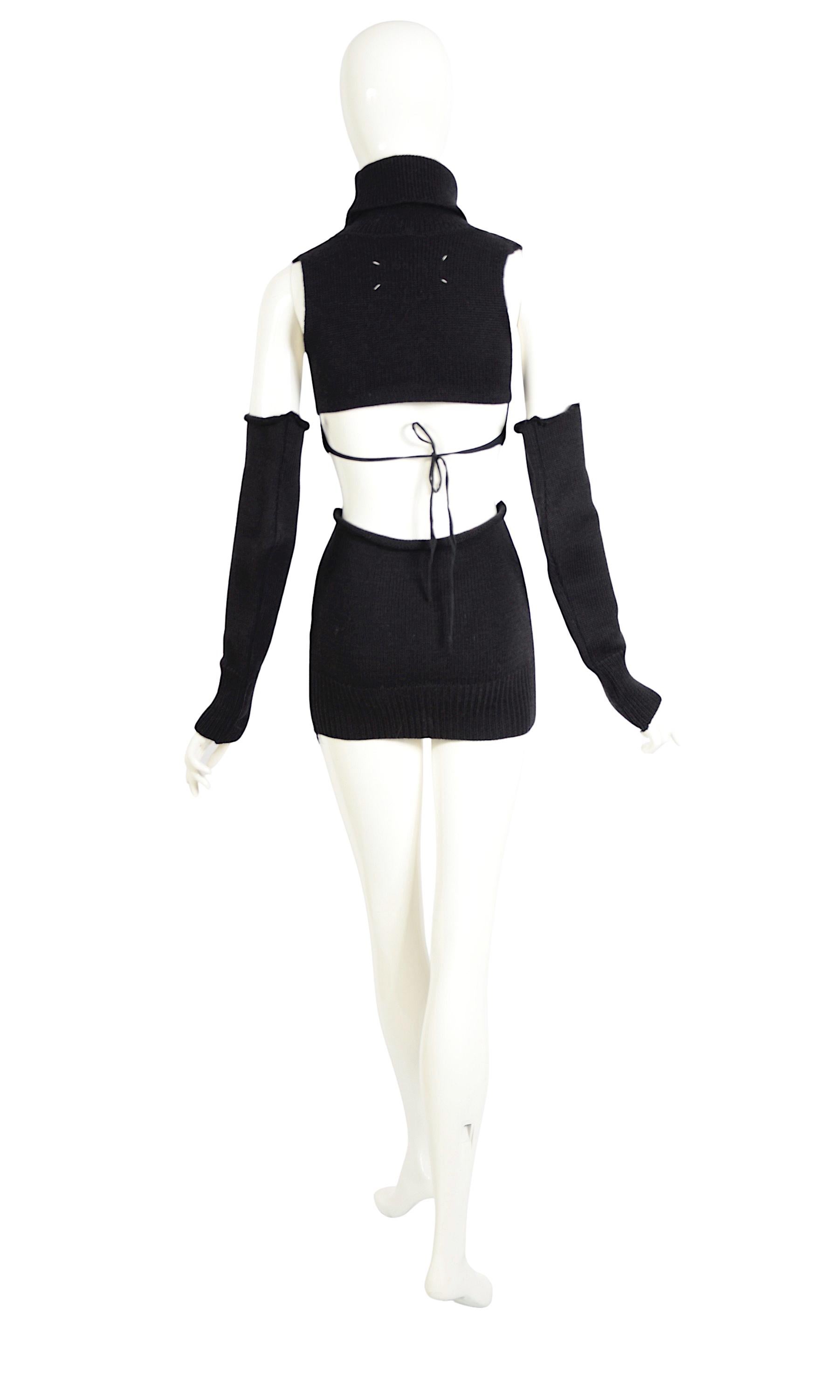 Maison Martine Margiela important Three Pieces Sweater Set Fall Winter 1990 -91 4