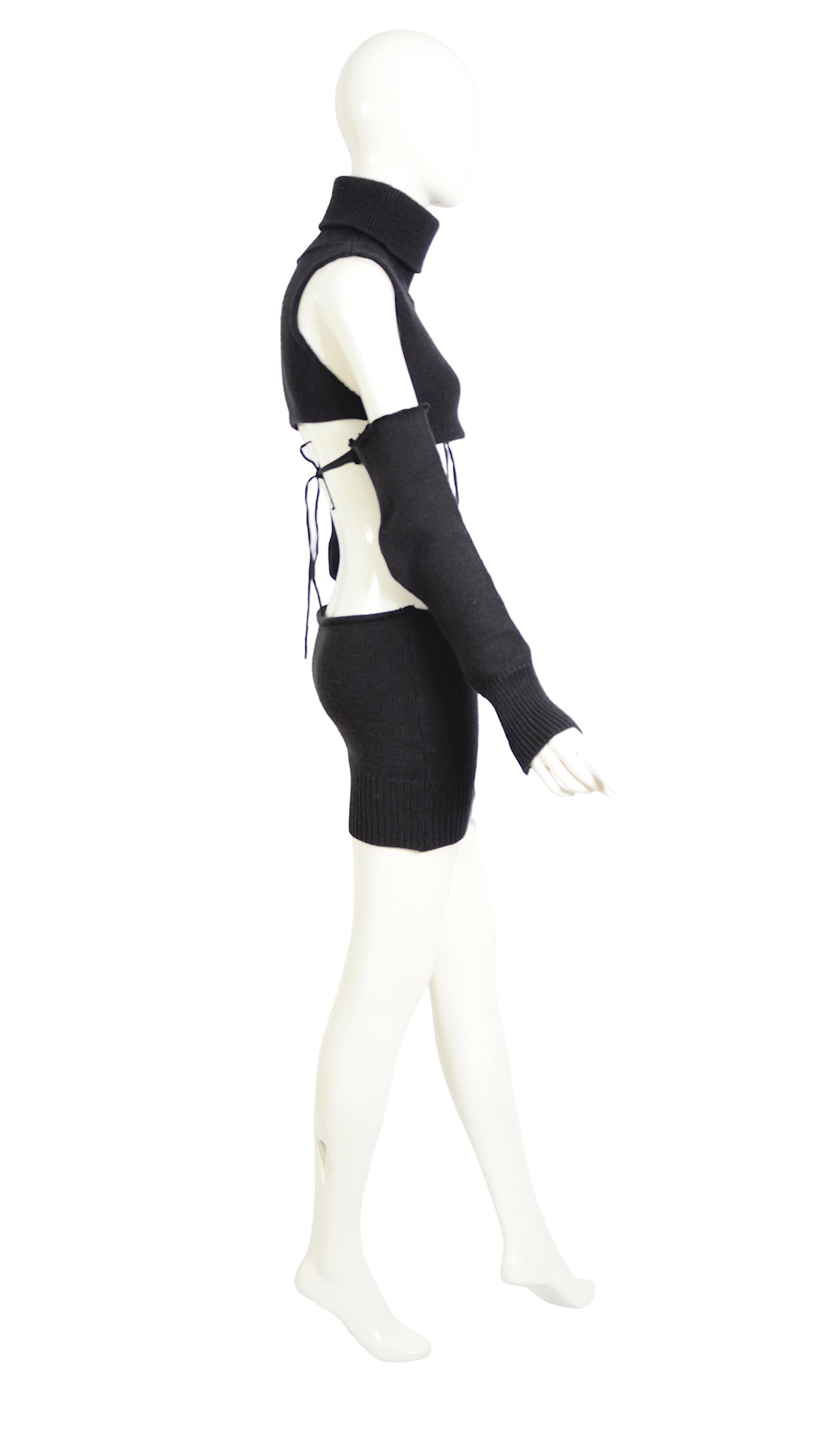 Maison Martine Margiela important Three Pieces Sweater Set Fall Winter 1990 -91 6