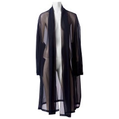 Duster en mousseline de soie Martin Margiela pour Hermès
