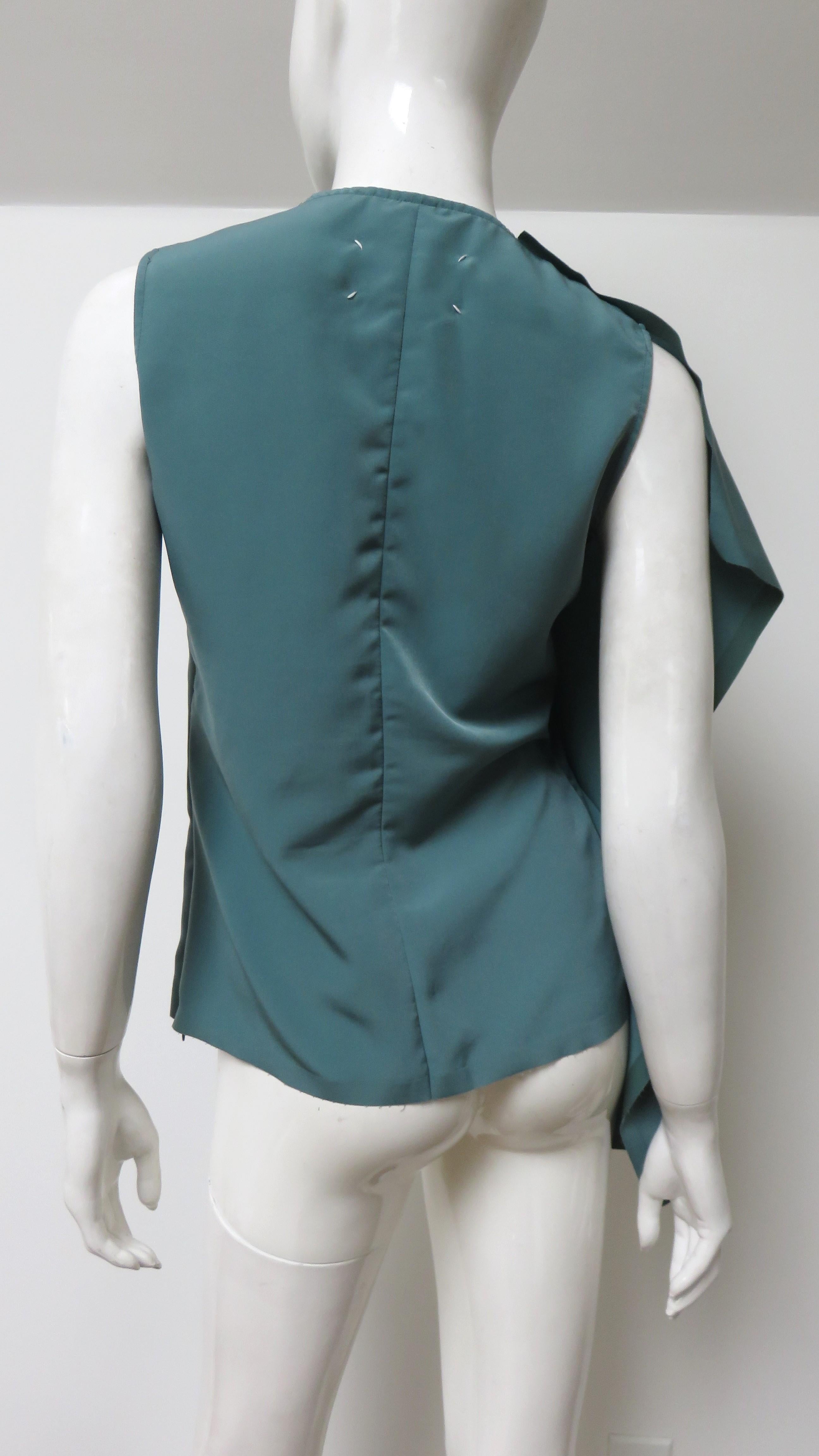 Martin Margiela Geometric Draped Top For Sale 6