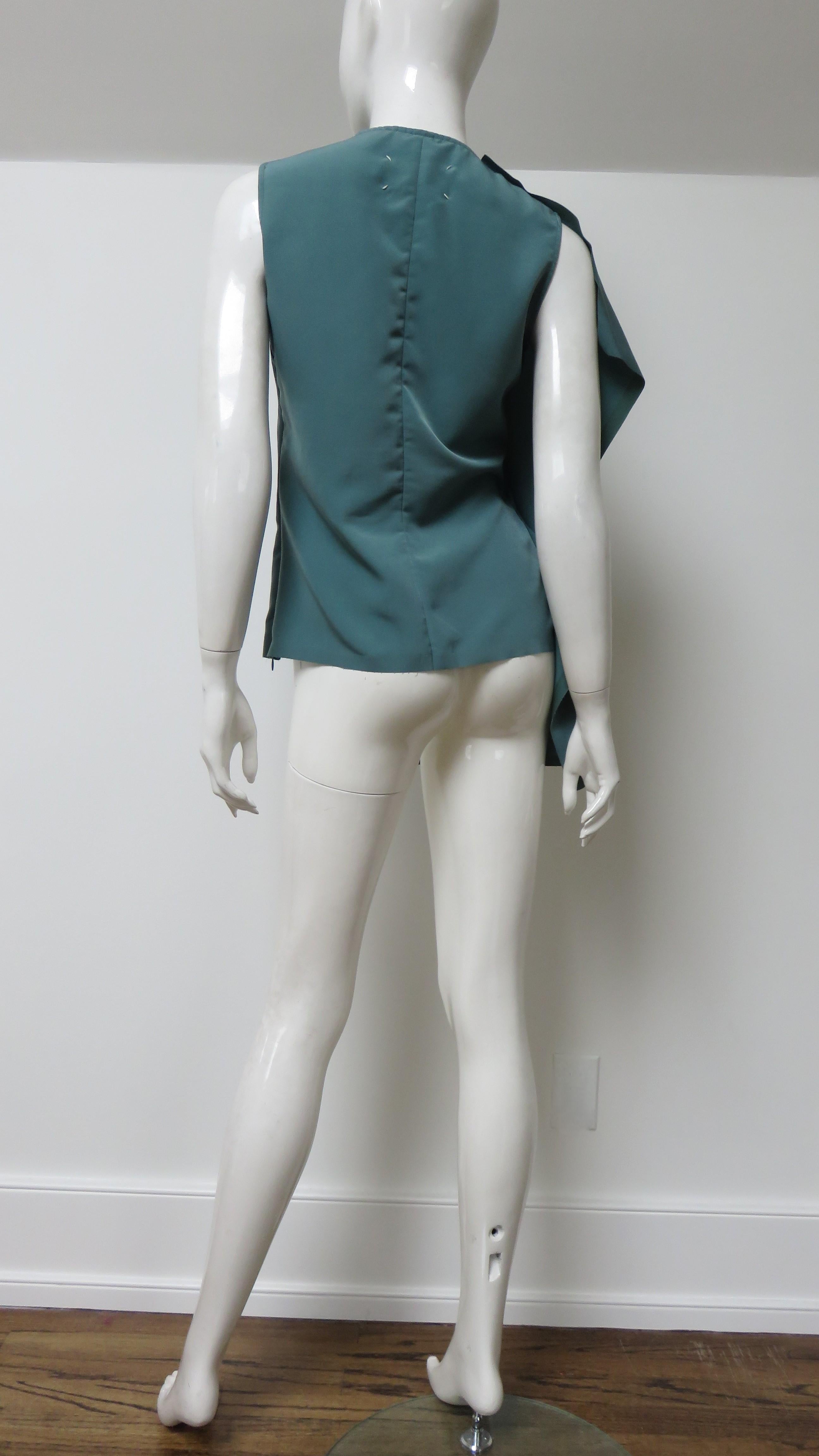 Martin Margiela Geometric Draped Top For Sale 7