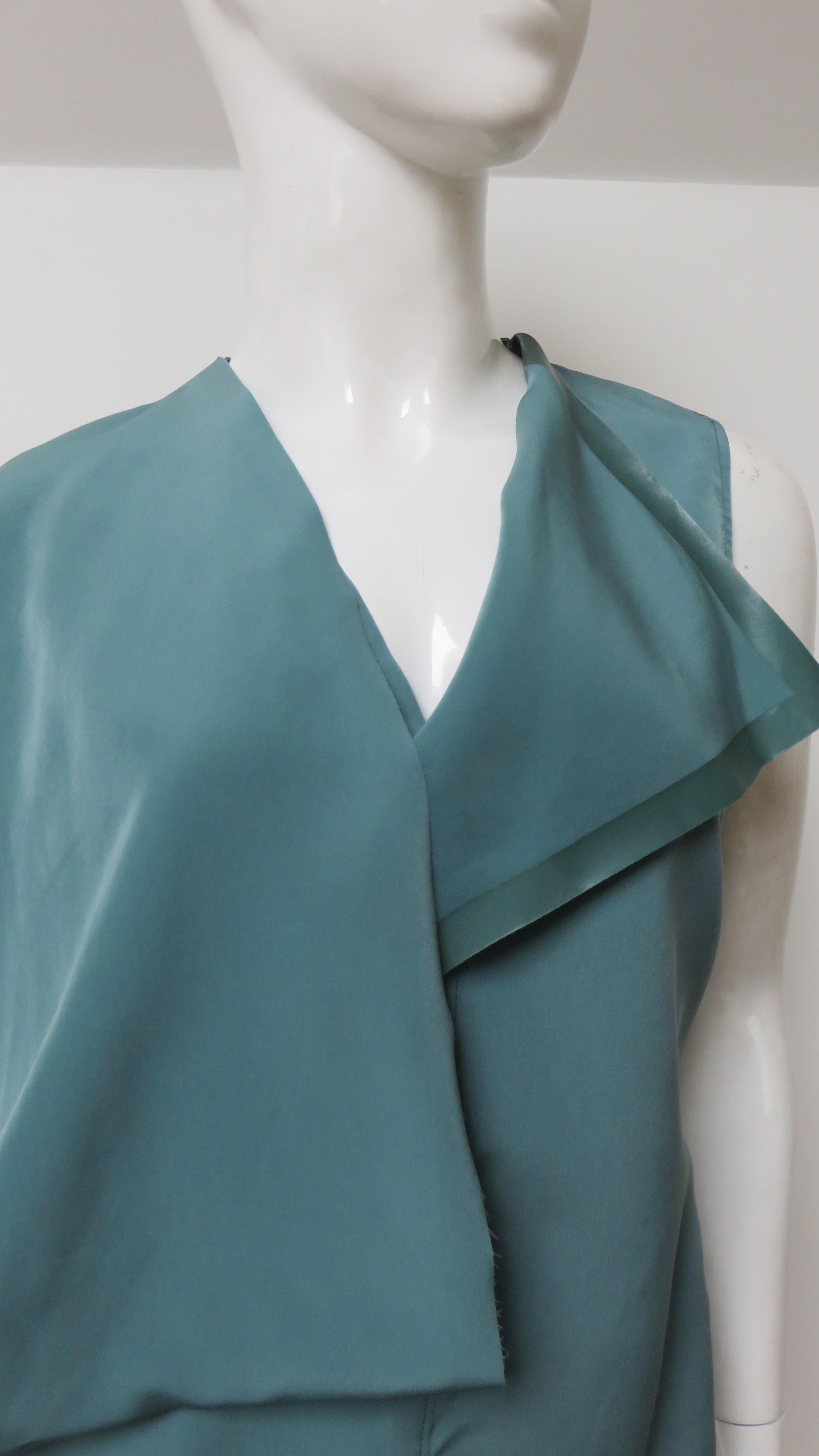 Martin Margiela Geometric Draped Top In Excellent Condition For Sale In Water Mill, NY
