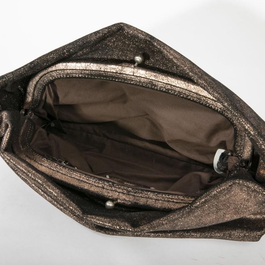 Martin Margiela golden brown pochette For Sale 6