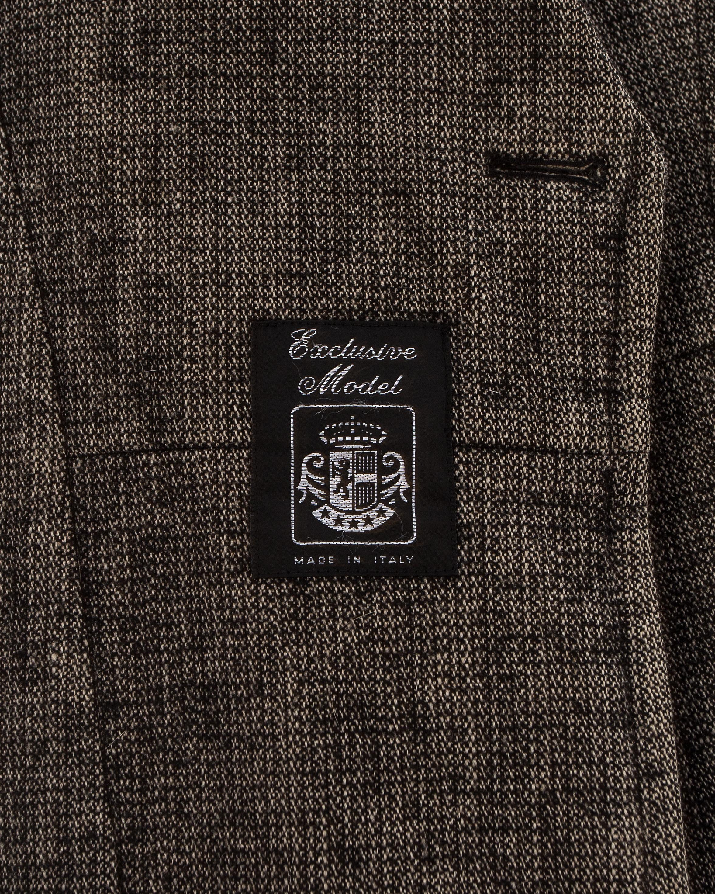 Martin Margiela grey wool and linen XXL size 78 double inside coat, fw 2000 For Sale 2