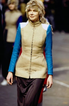 Martin Margiela - Corset en lin semi-couture, fw 1997