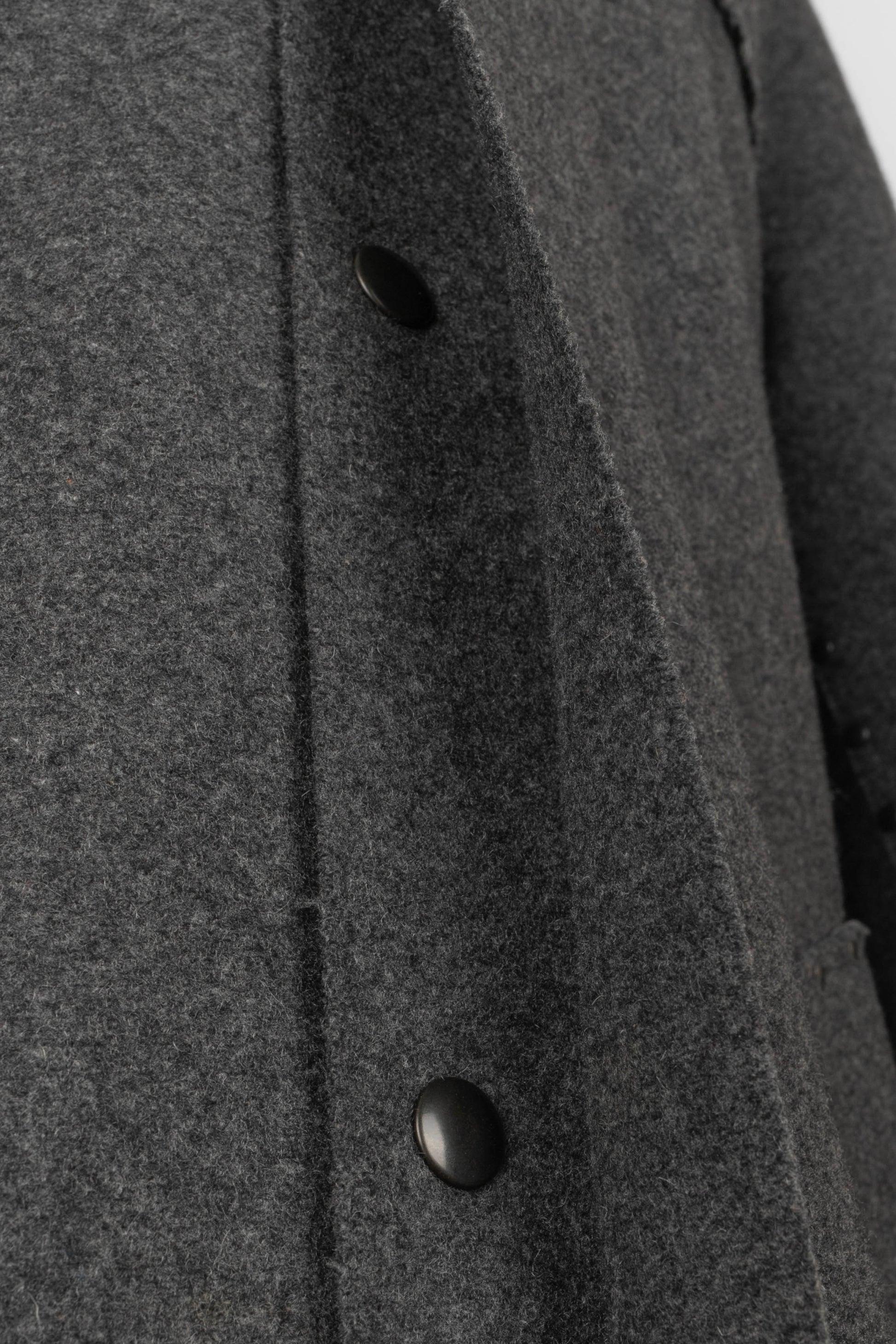 Martin Margiela Abrigo largo de lana gris para hombre en venta 2