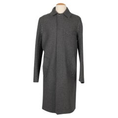 Used Martin Margiela Long Grey Wool Men Coat