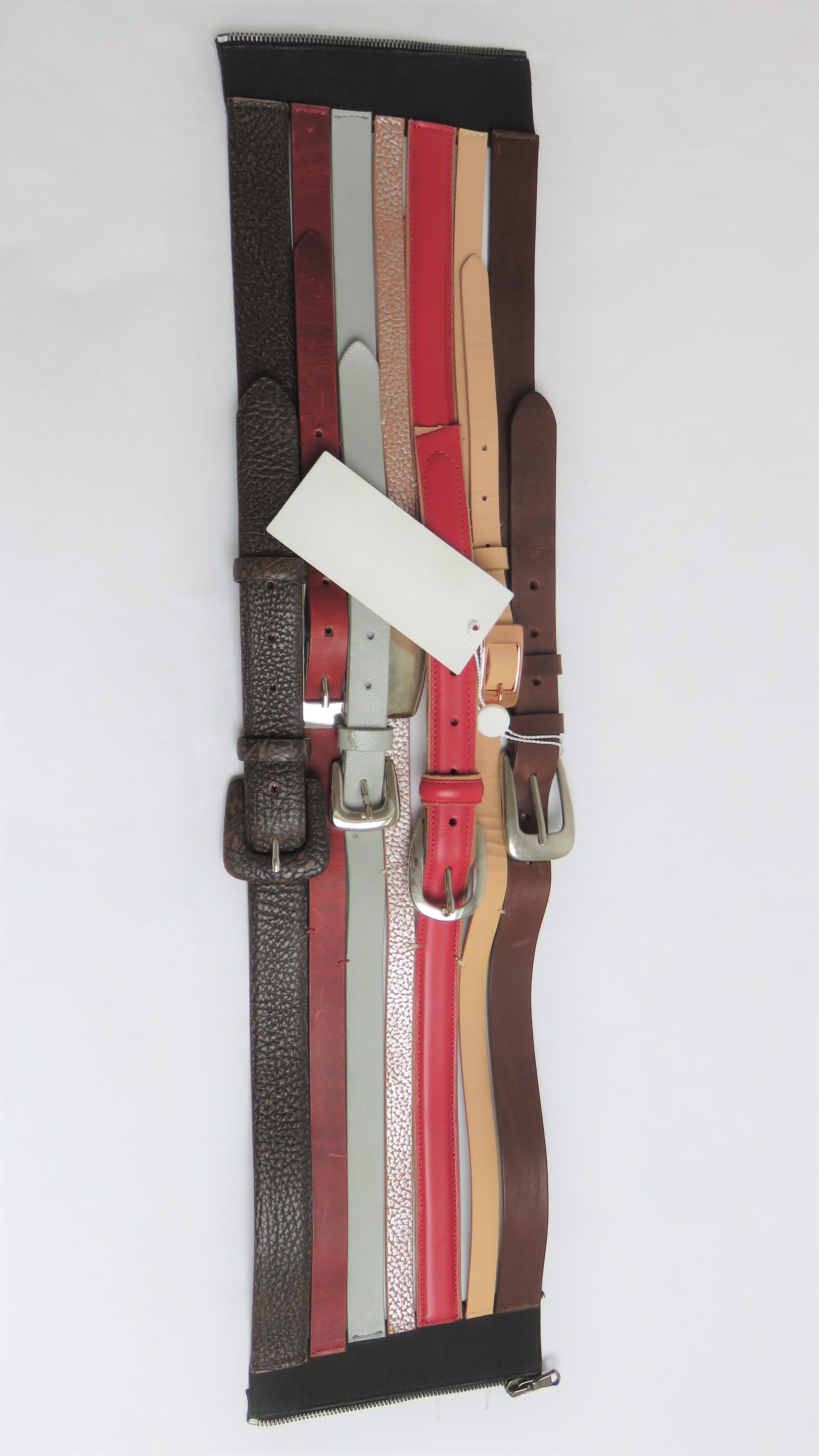 margiela multi buckle belt