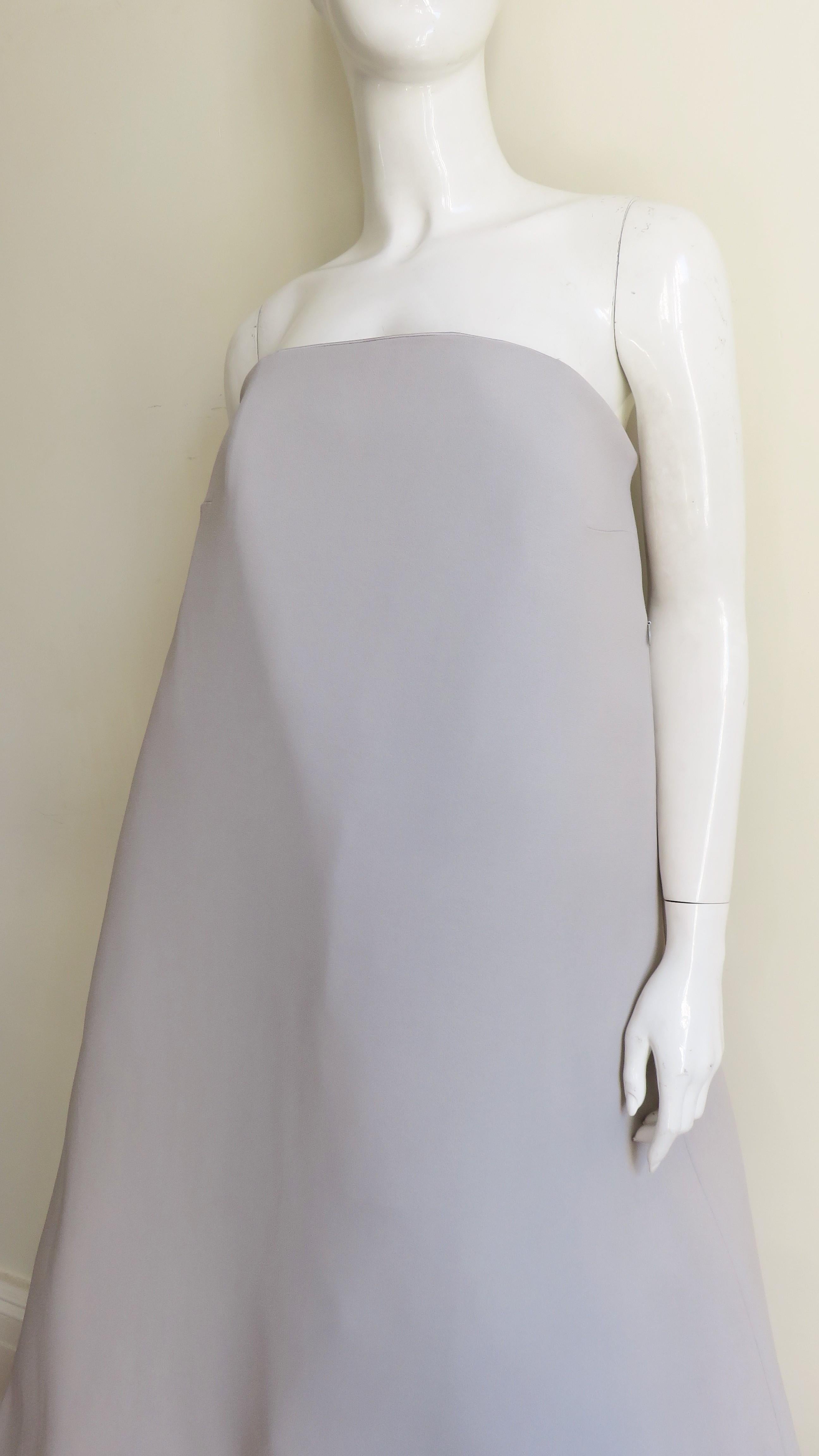 Women's Martin Margiela New Strapless Color Block Dress For Sale