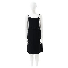 Martin Margiela S/S 2006 Set: Black Lined Top and Skirt