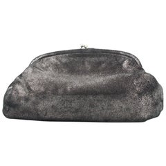 Bolso de mano brillante Martin Margiela de lentejuelas gris medio