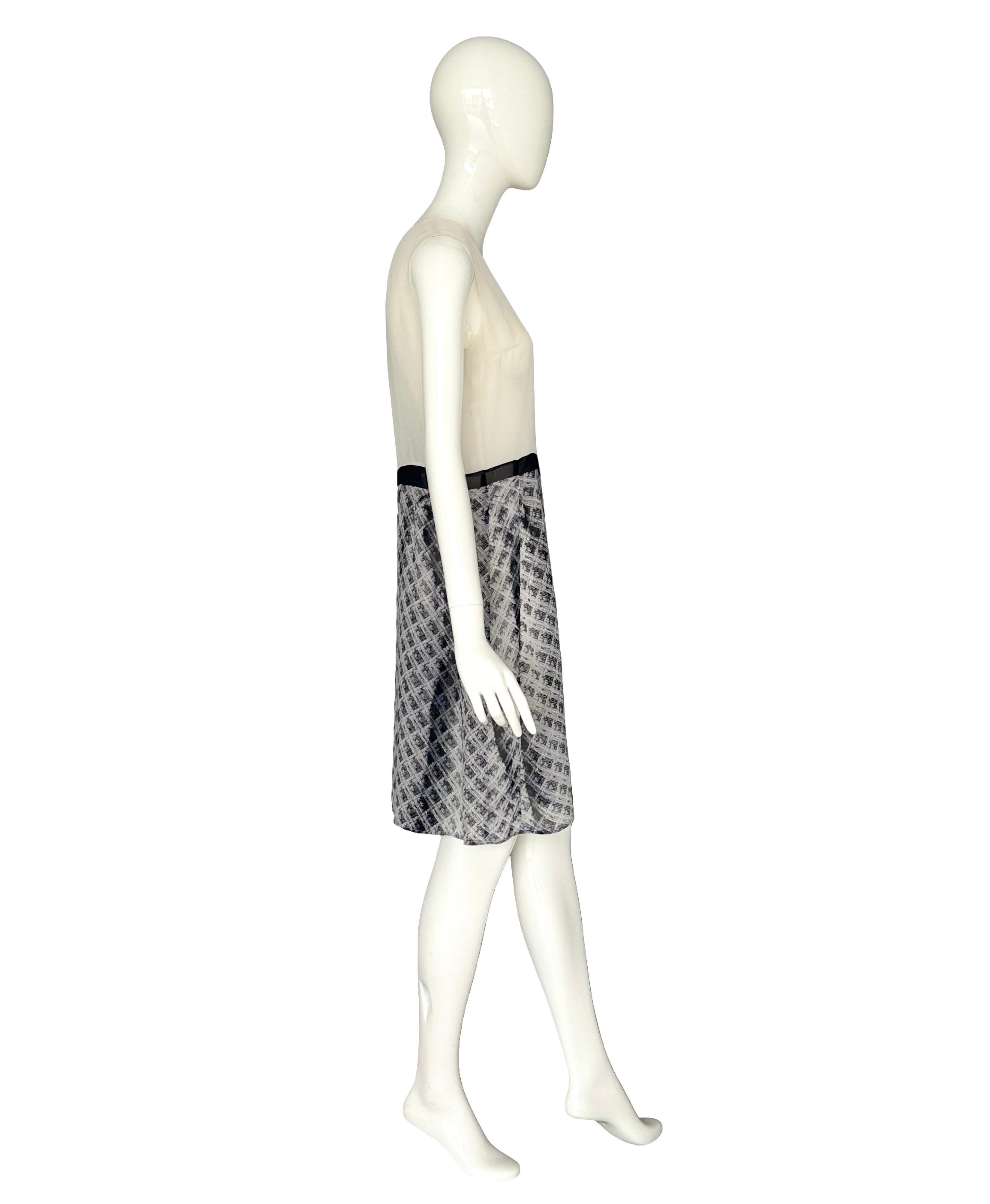 De las mujeres Martin Margiela Spring Summer 1996 Vintage Trompe L'oeil Silk Dress en venta