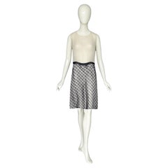 Martin Margiela Spring Summer 1996 Vintage Trompe L'oeil Silk Dress