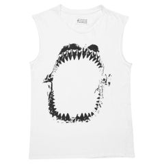 Camiseta de tirantes Diente de Tiburón Martin Margiela SS2008