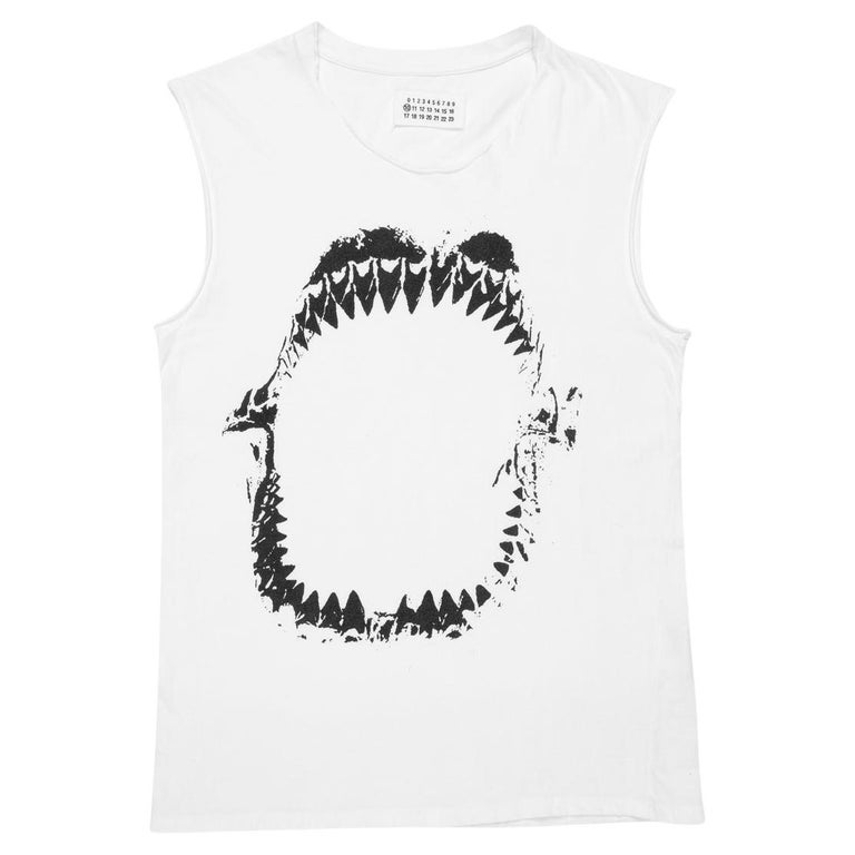Martin Margiela SS2008 Shark Tooth Tank Top For Sale at 1stDibs