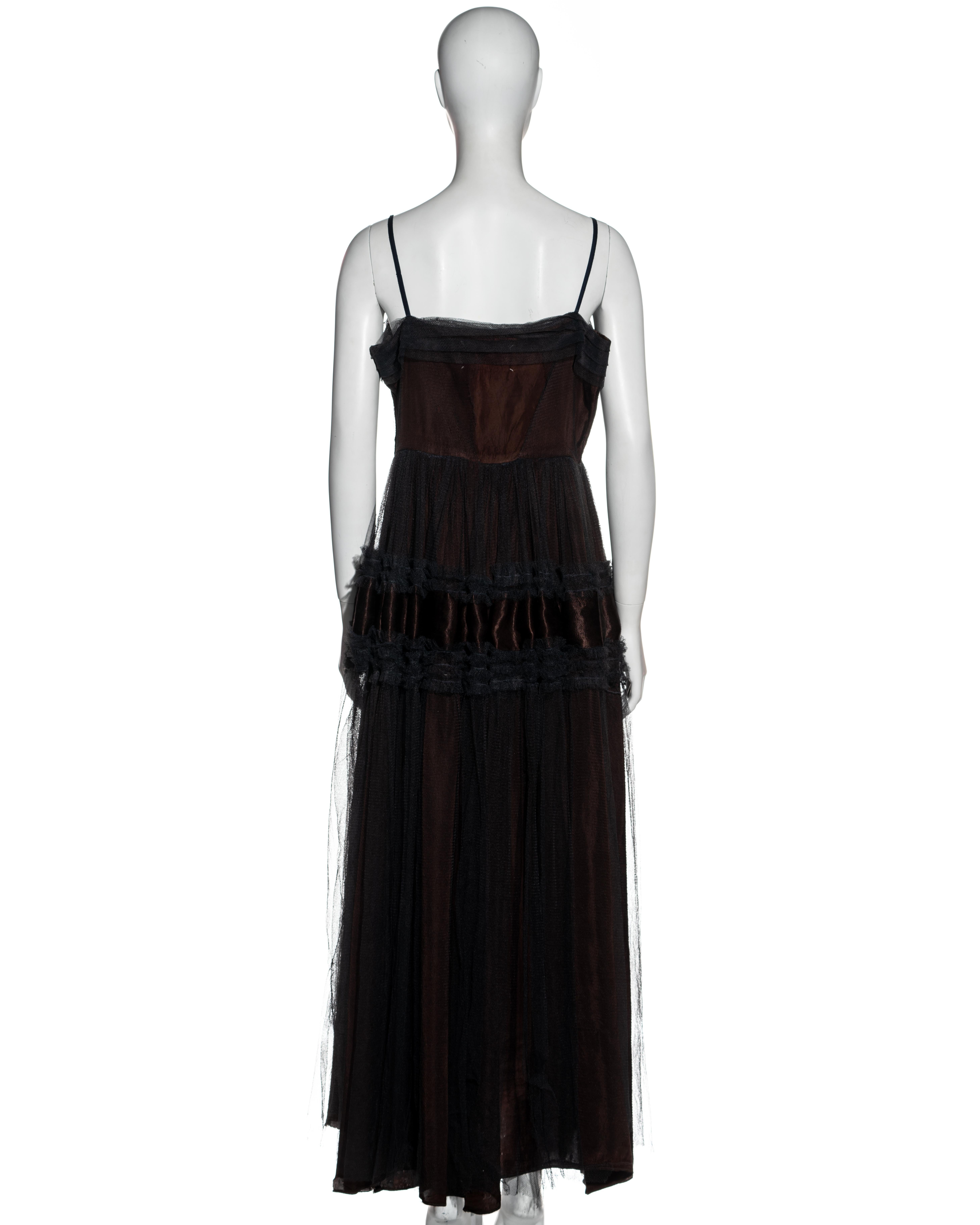 Martin Margiela tulle waistcoat made from a 1950s ballgown, ss 1991 For Sale 3