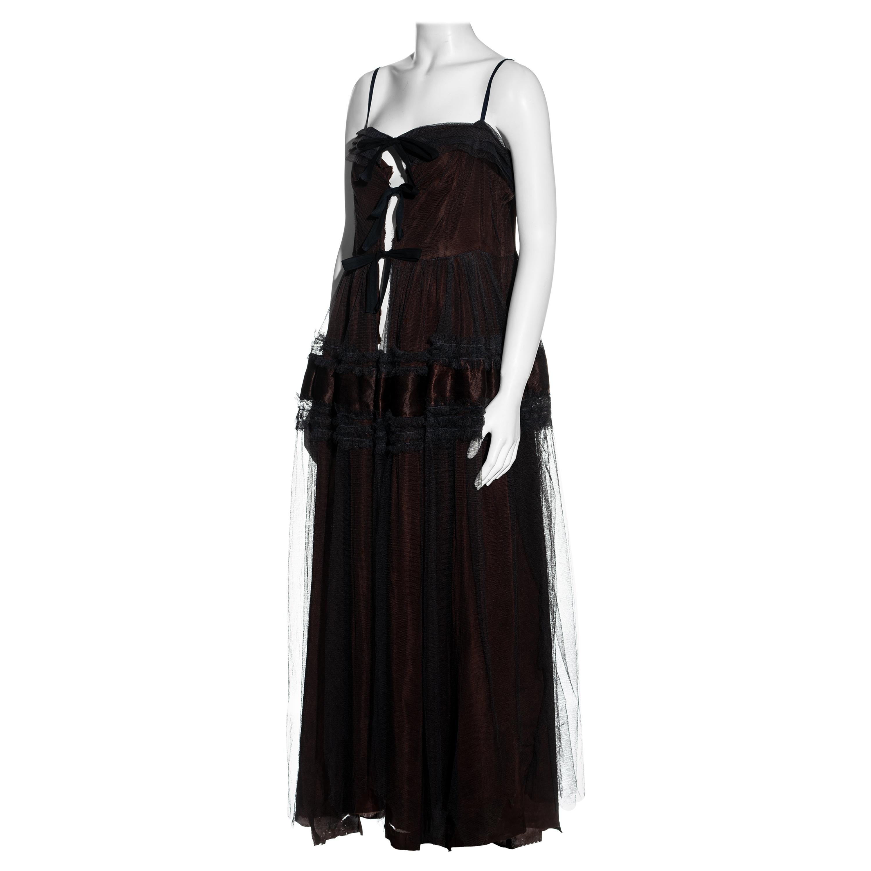 Martin Margiela tulle waistcoat made from a 1950s ballgown, ss 1991 For Sale