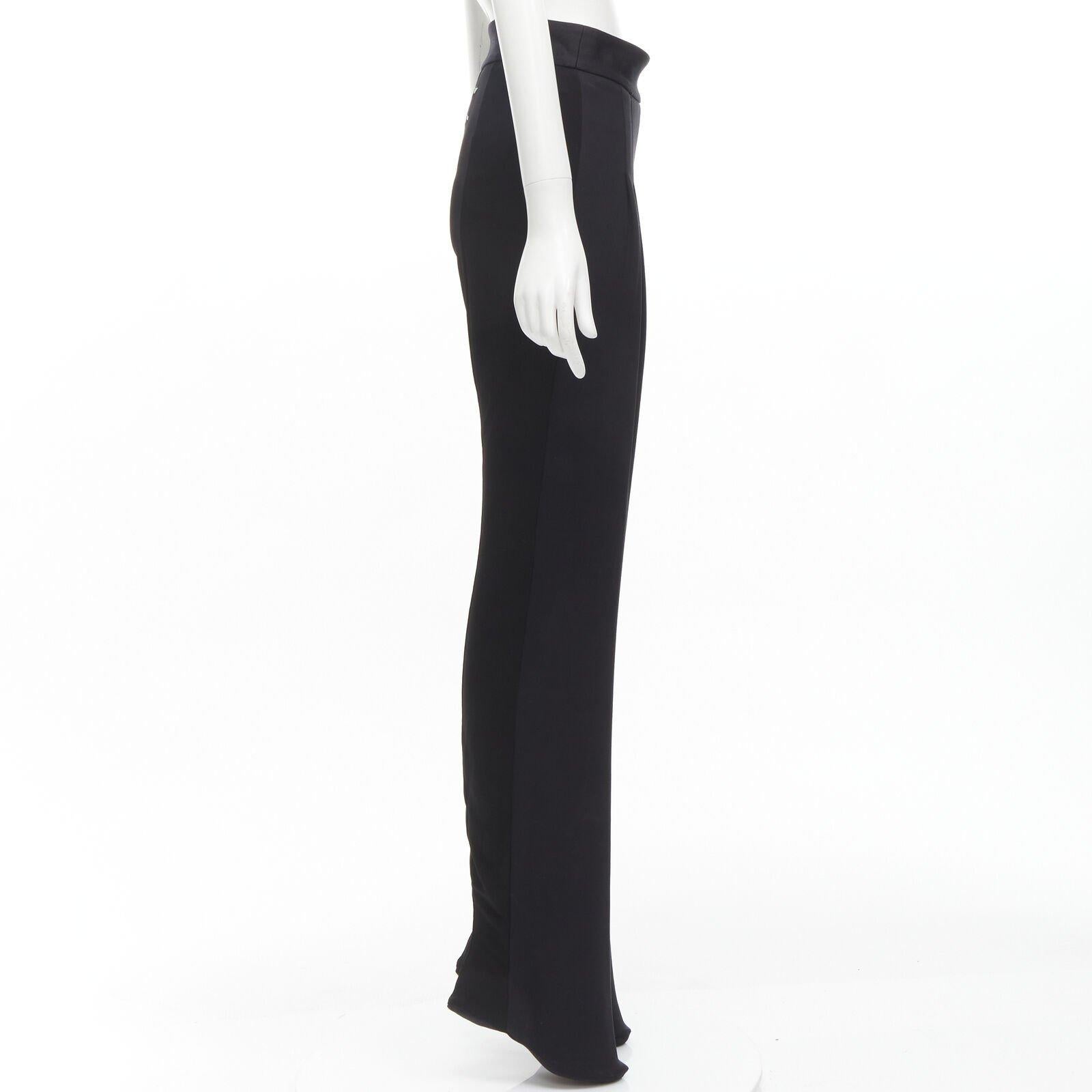 Women's MARTIN MARGIELA Vintage Runway black minimal straight leg stocking pants IT42 M