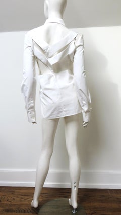 Martin Margiela White Shirt with Elaborate Cutout Back