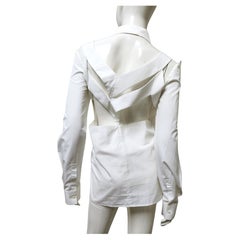 Martin Margiela White Shirt with Elaborate Cutout Back