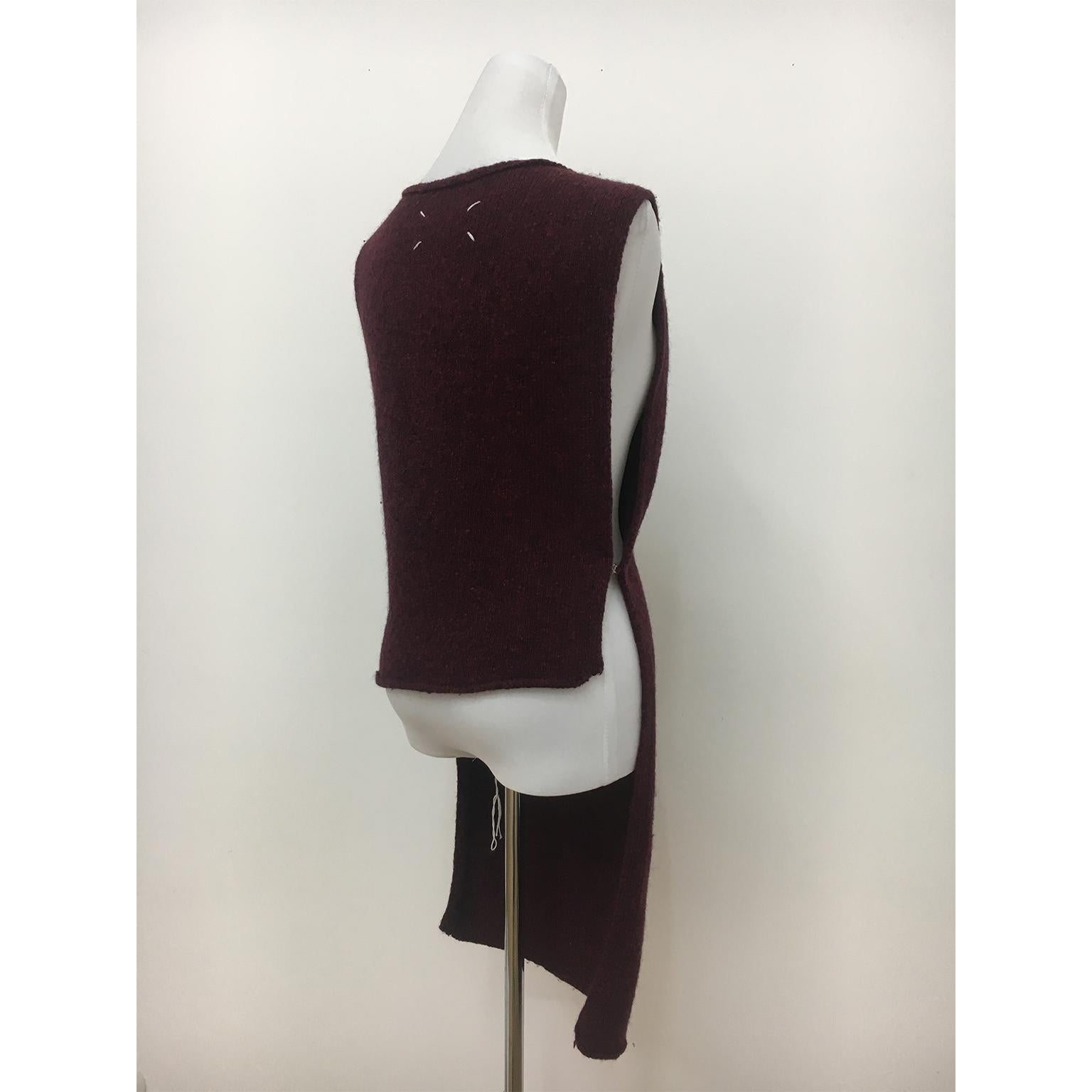 Women's Martin Margiela Wool Neck Dress Body Piece Circa 2000 For Sale