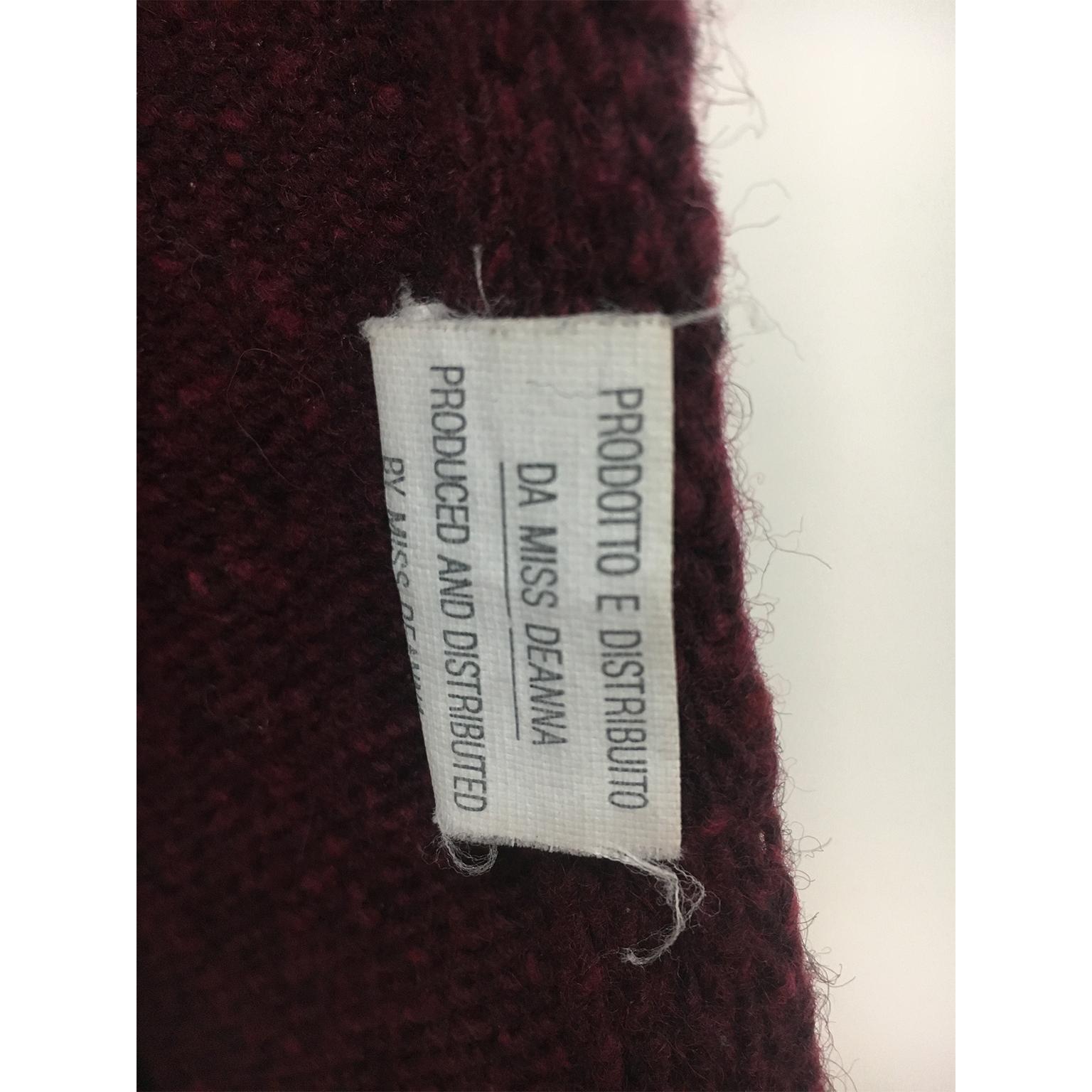 Martin Margiela Wool Neck Dress Body Piece Circa 2000 For Sale 2