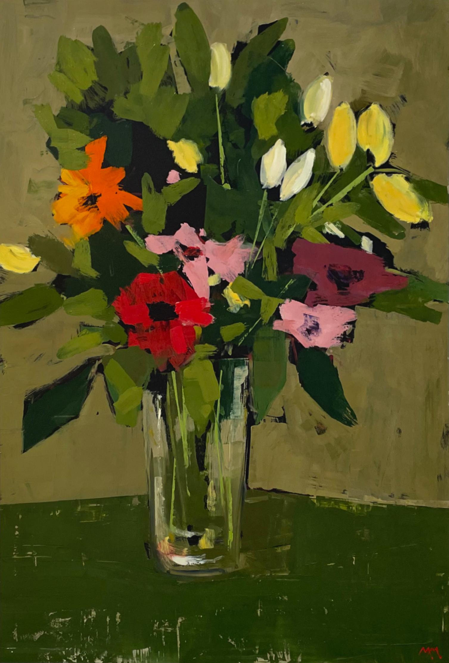 Martin Mooney Still-Life Painting - Autumn Flowers