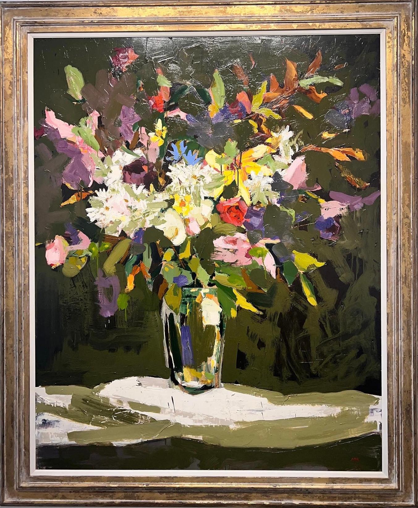 Fleurs de printemps - Painting de Martin Mooney