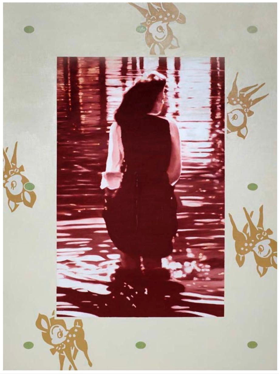 Figurative Painting Martin Mull - Dames d'honneur