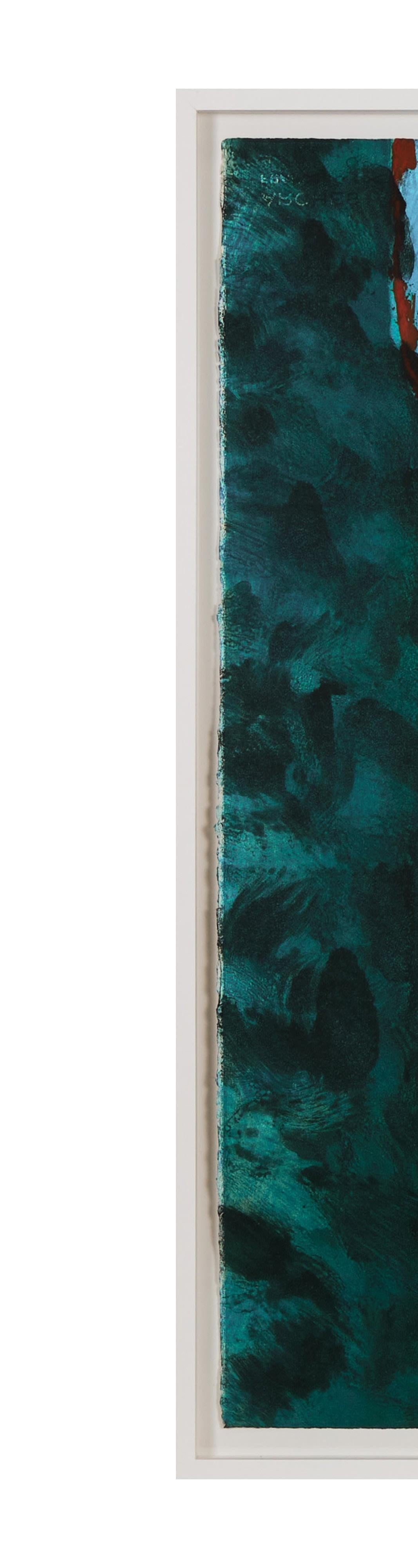 1987
Monodruck in Farben auf zwei Bögen Arches Woven, signiert und datiert mit weißem Bleistift
H80 x W54 cm