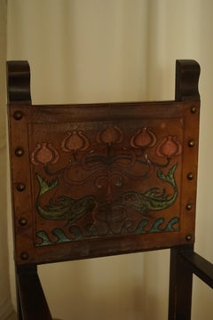 Martin Nyrop (1849-1921) Sillón, Dinamarca, hacia 1888