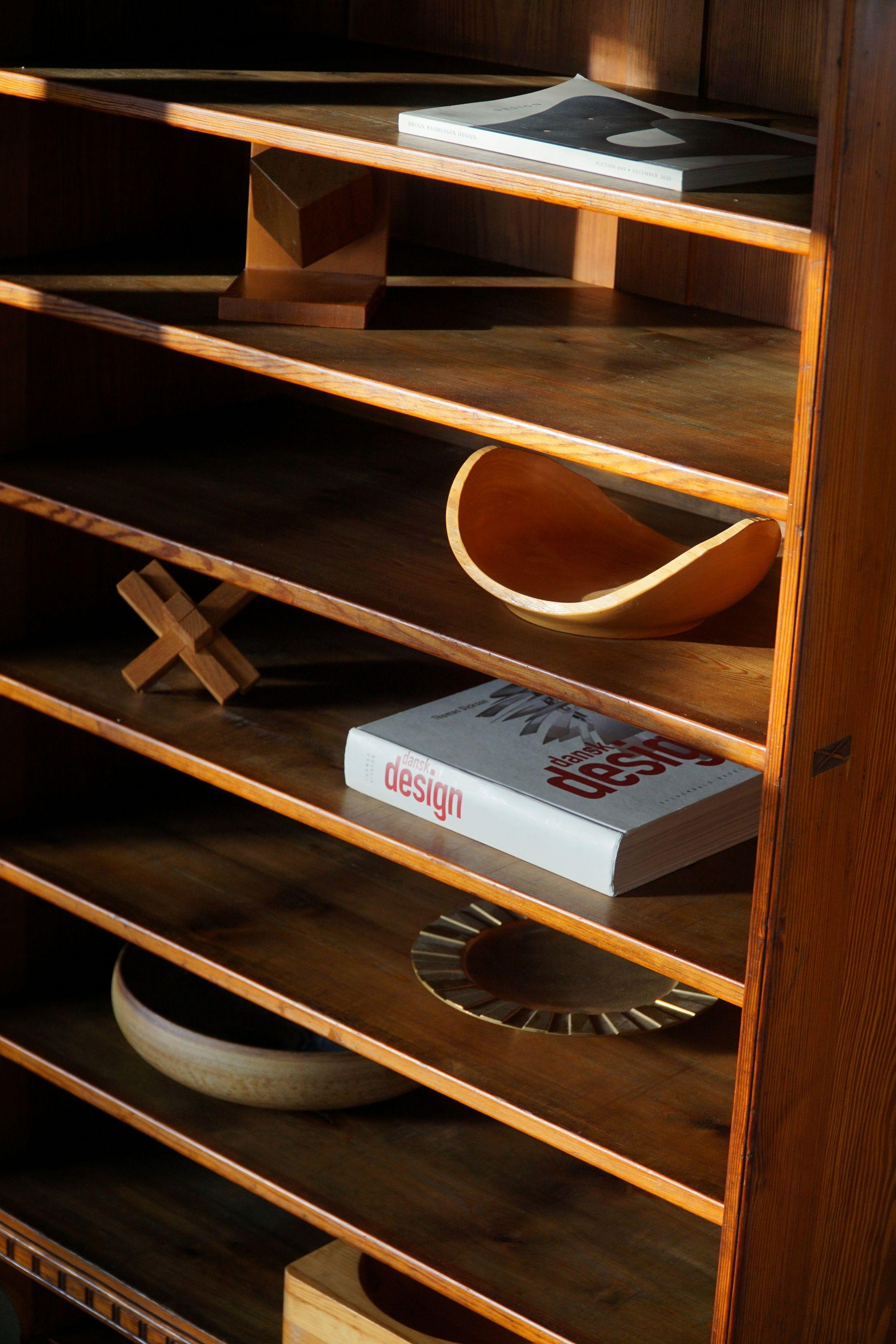 Martin Nyrop Bookcase by Rud. Rasmussen in Oregon Pine, Danish Modern, 1905 2