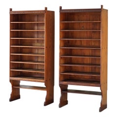 Bücherregale „ Martin Nyrop“ von Rud. Rasmussen in Oregon Kiefernholz, Dänische Moderne, 1905