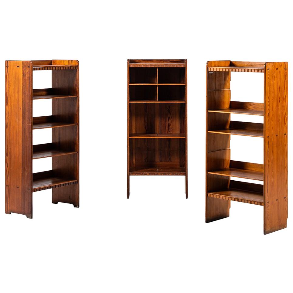 Martin Nyrop Bookcases in Oregon Pine Produced by Rud Rasmussen in Denmark