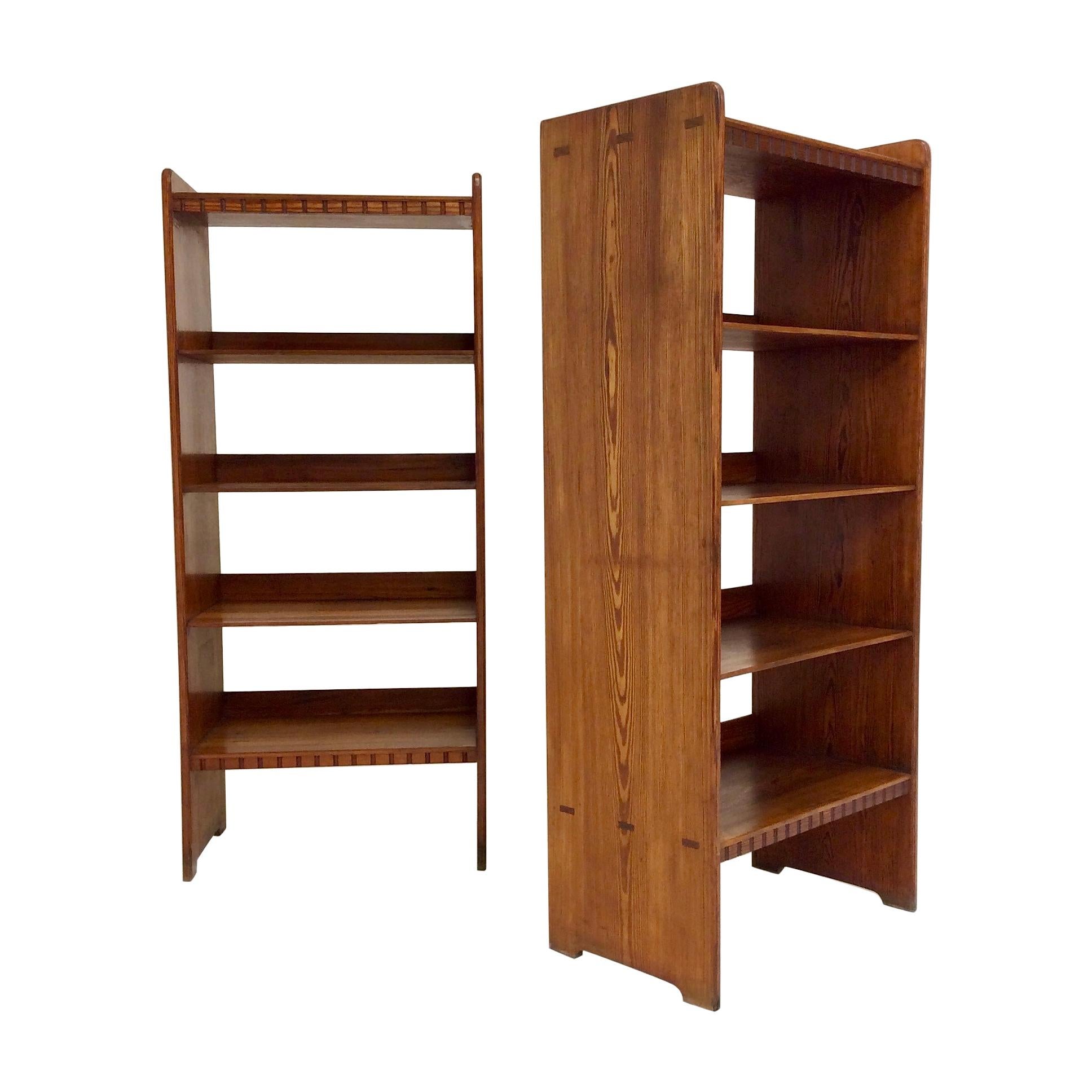 Martin Nyrop, Pair of Bookcases for Rud Rasmussen, circa 1930, Denmark