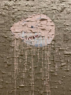 ABSTRACT Pastel Shark Artwork by Contemporary Artist Martin Paaskesen