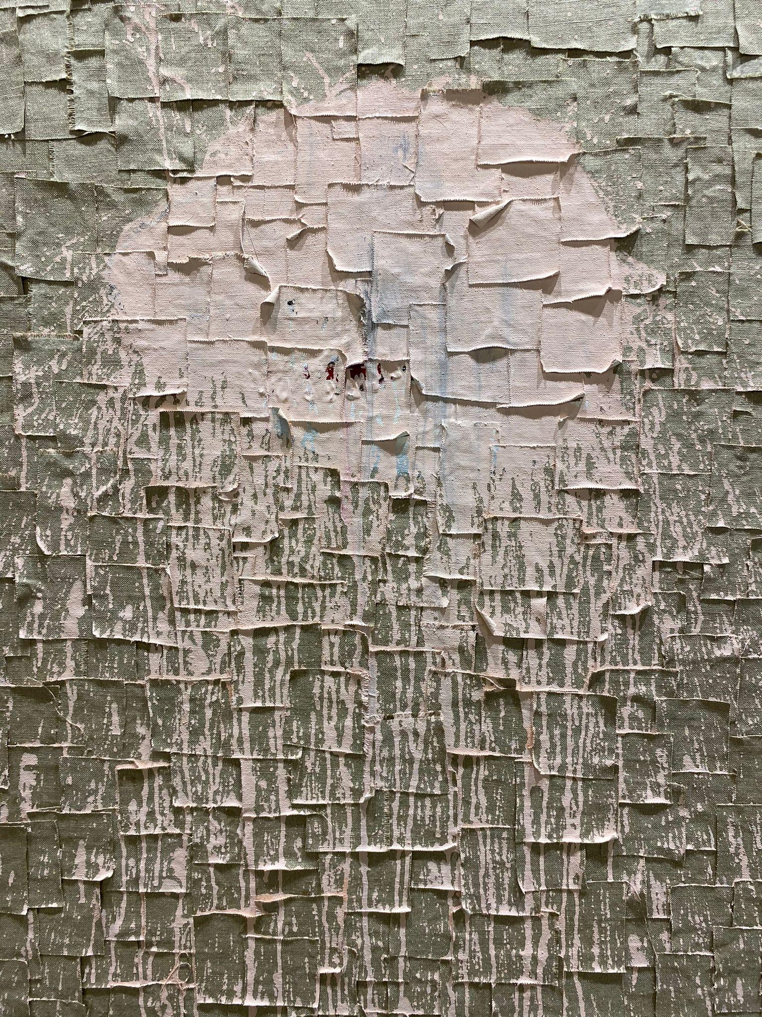 ABSTRACT Opera d'arte a pastello sullo squalo dell'artista contemporaneo Martin Paaskesen 2024 1