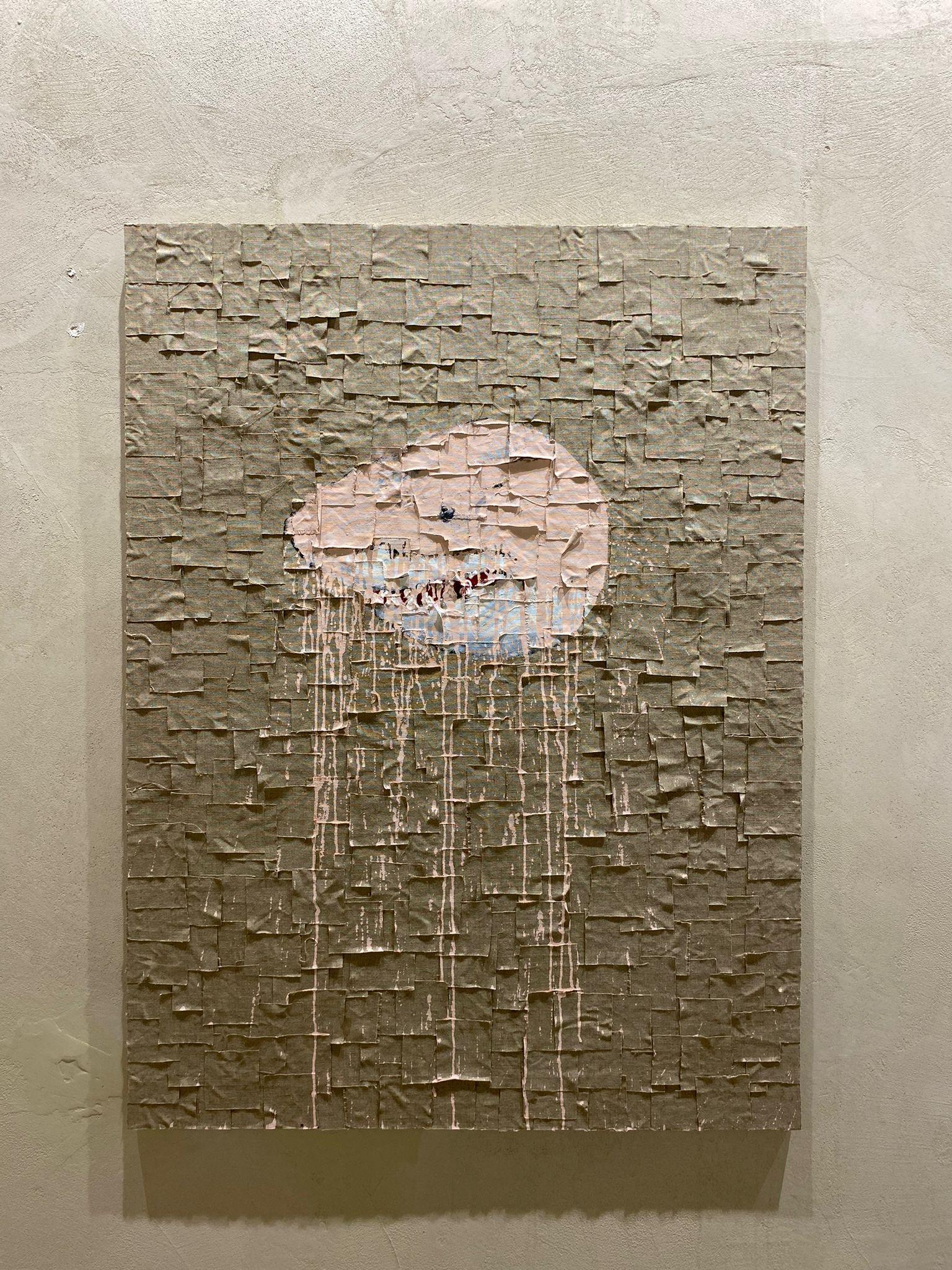 ABSTRACT Pastel Shark Artwork by Contemporary Artist Martin Paaskesen For Sale 2