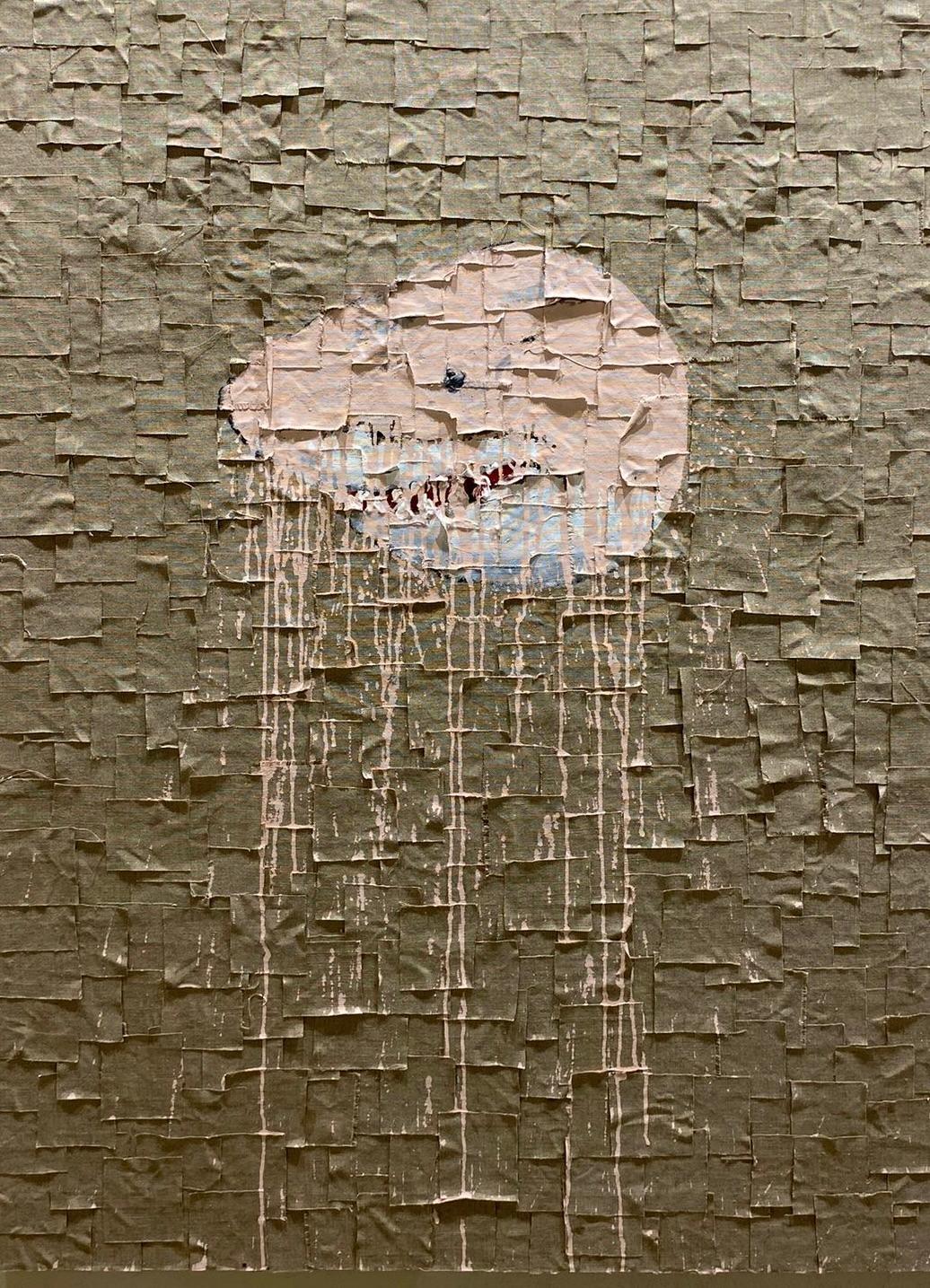 ABSTRACT Pastel Shark Artwork by Contemporary Artist Martin Paaskesen For Sale 3