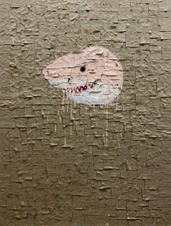 ABSTRACT Pastel Shark Artwork Contemporary Artist Martin Paaskesen Pink