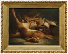 Martin - Early 20th Century Oil, Still Life With a Hare