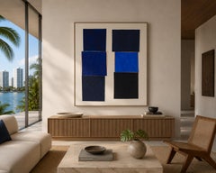 Martin Pelenur : abstraction géométrique « Color Field », peinture minimaliste, 2024